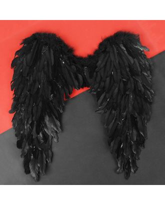 Крылья ангела, 60х57, цвет чёрный арт. СМЛ-70393-1-СМЛ0004300815
