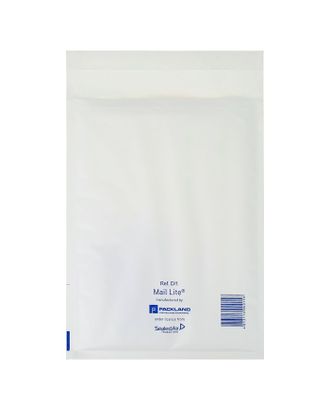 Крафт-конверт с воздушно-пузырьковой плёнкой Mail Lite, 18х26 см, белый арт. СМЛ-67513-1-СМЛ0004324274