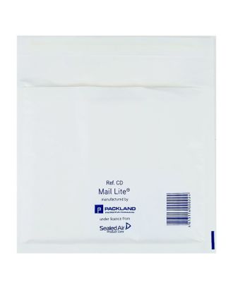Крафт-конверт с воздушно-пузырьковой плёнкой Mail Lite, 18х16 см, белый арт. СМЛ-67522-1-СМЛ0004324288