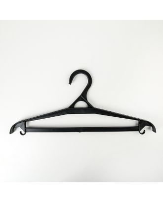 Вешалка-плечики для верхней одежды, размер 56-68, цвет чёрный арт. СМЛ-176267-2-СМЛ0004330149