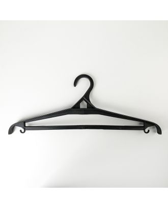 Вешалка-плечики для верхней одежды, размер 56-68, цвет чёрный арт. СМЛ-176267-1-СМЛ0004330151