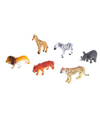 Набор животных «Африка», 6 фигурок арт. СМЛ-111998-1-СМЛ0004343383