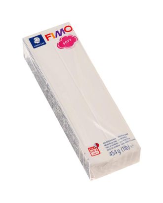 Купить Товары для лепки из полимерной глины Полимерная глина запекаемая 454 г FIMO soft, белый арт. СМЛ-211849-1-СМЛ0004352343 оптом в Новочеркасске