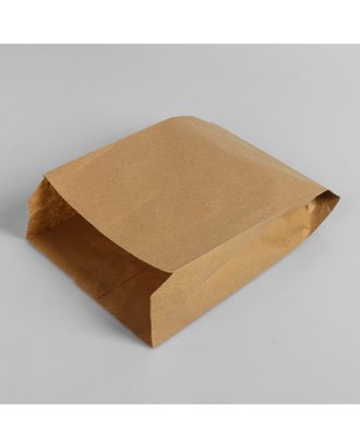 Пакет бумажный фасовочный, крафт, V-образное дно 25 х 17 х 7 см арт. СМЛ-67271-1-СМЛ0004352394