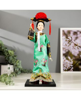 Кукла коллекционная "Китаянка в национальном платье" 32х12,5х12,5 см арт. СМЛ-71730-1-СМЛ0004390904