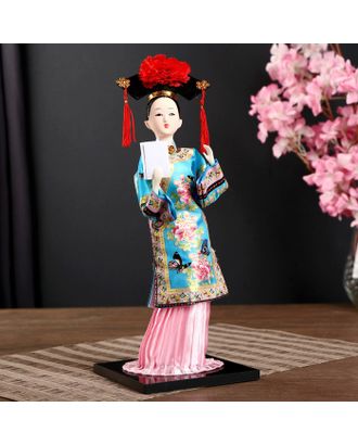 Кукла коллекционная "Китаянка в национальном платье с письмом" 32х12,5х12,5 см арт. СМЛ-147540-1-СМЛ0004390909
