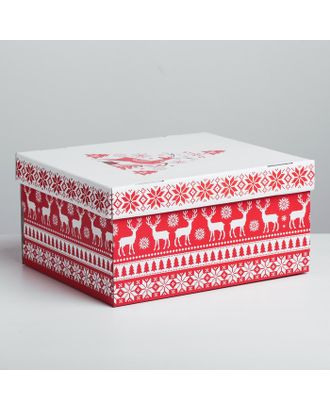 Складная коробка «Скандинавия», 30 × 24.5 × 15 см арт. СМЛ-68921-1-СМЛ0004410570
