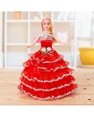 Кукла модель шарнирная «Мира» в платье, МИКС арт. СМЛ-71983-1-СМЛ0004411800