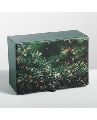 Складная коробка «Зимняя сказка», 22 × 15 × 10 см арт. СМЛ-98451-1-СМЛ0004429458