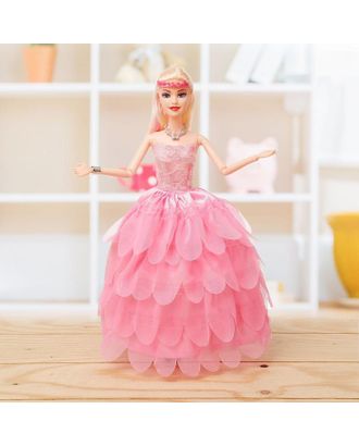 Кукла модель шарнирная «Катя» в платье, МИКС арт. СМЛ-73384-1-СМЛ0004438600