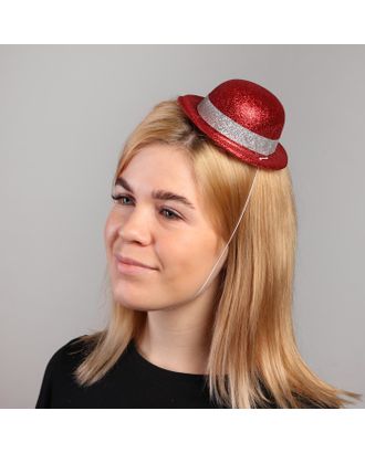 Карнавальная шляпка «Овал», на резинке, цвета МИКС арт. СМЛ-71836-1-СМЛ0004449323