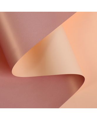 Пленка матовая для цветов, двухсторонняя, "Зефир", тёмно розовый, 57 см х 5 м арт. СМЛ-125848-5-СМЛ0004475949
