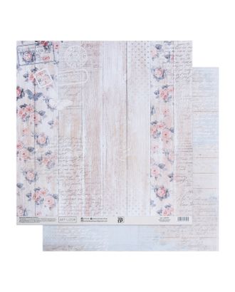 Бумага для скрапбукинга «Розовый шебби», 30.5 × 32 см, 180 гм арт. СМЛ-211856-1-СМЛ0004505790
