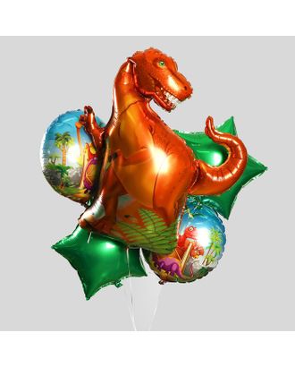 Букет из шаров «Динозавр», набор 5 шт. арт. СМЛ-74655-1-СМЛ0004514514