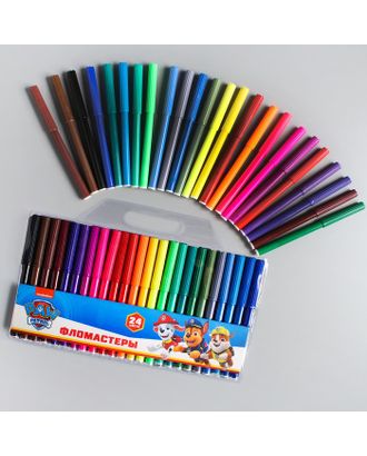Фломастеры цветные, 24 цвета, PAW PATROL арт. СМЛ-198217-1-СМЛ0004515921