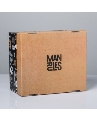 Коробка складная «Брутальность», 31,2 х 25,6 х 16,1 см арт. СМЛ-73327-1-СМЛ0004520893