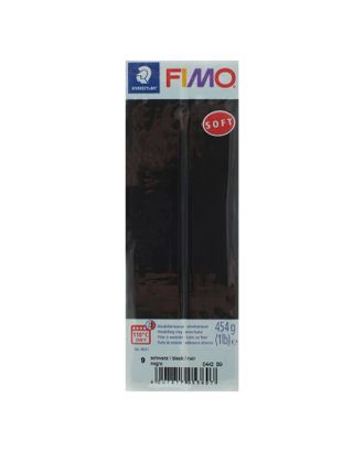 Полимерная глина запекаемая FIMO soft, 454 г, чёрный арт. СМЛ-211854-1-СМЛ0004523353