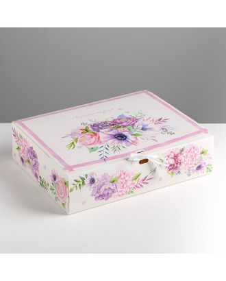 Коробка подарочная «Весны в душе», 20 х18 х5 см арт. СМЛ-99283-3-СМЛ0004532922