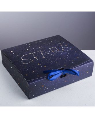 Коробка подарочная Stars, 16,5 х12,5 х5 см арт. СМЛ-99278-2-СМЛ0004532928
