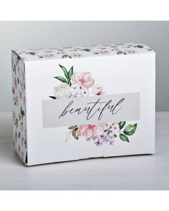 Коробка‒пенал Beautiful, 30 × 23 × 12 см арт. СМЛ-74420-1-СМЛ0004562399