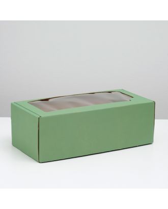 Коробка самосборная, с окном, белая, 16 х 35 х 12 см арт. СМЛ-98401-2-СМЛ0004589014
