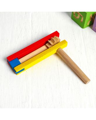 Музыкальная игрушка «Трещотка» 2.5×10.5×11.5 см арт. СМЛ-76264-1-СМЛ0004619346