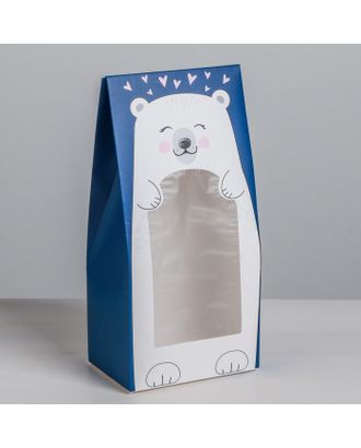 Коробка складная «Мишка», 9 × 19 × 6 см арт. СМЛ-76960-1-СМЛ0004623209