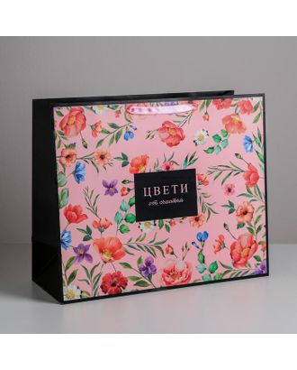 Пакет ламинированный «Цвети», XL 49 × 40 × 19 см арт. СМЛ-87139-1-СМЛ0004623289