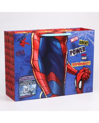 Пакет ламинат горизонтальный "Spider-Man", Человек-паук, 61х46х20 см арт. СМЛ-86817-1-СМЛ0004628758