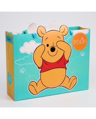 Пакет ламинат горизонтальный "Pooh", Медвежонок Винни и его друзья, 31х40х11 см арт. СМЛ-86832-1-СМЛ0004628832