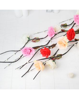 Декор тинги "Розы крупные с шариками" 150 см (цена за 1 шт), микс арт. СМЛ-162917-1-СМЛ0004636840