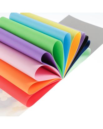 Набор цветной бумаги, А4, ТОНИРОВАННАЯ В МАССЕ,60 листов 12 цвет.,склейка,80 г/м2 21х29,7см арт. СМЛ-212461-1-СМЛ0004666867