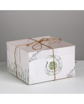 Коробка для капкейка «Для тебя», 16 × 16 × 7.5 см арт. СМЛ-85485-1-СМЛ0004675060