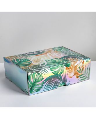 Складная коробка Gift, 30,5 × 22 × 9,5 см арт. СМЛ-78967-1-СМЛ0004687522