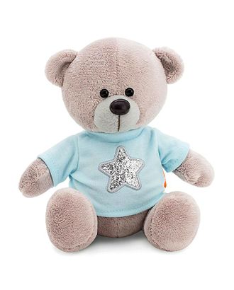 Мягкая игрушка «Медведь Топтыжкин» звезда, цвет серый 25 см арт. СМЛ-99822-2-СМЛ0004700209
