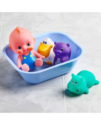 Набор  игрушек для купания «Пупс +3 игрушки в ванне» арт. СМЛ-79896-1-СМЛ0004724383