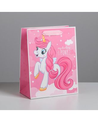 Пакет ламинированный вертикальный My darling pony, S 12 × 15 × 5.5 см арт. СМЛ-101160-3-СМЛ0004725298