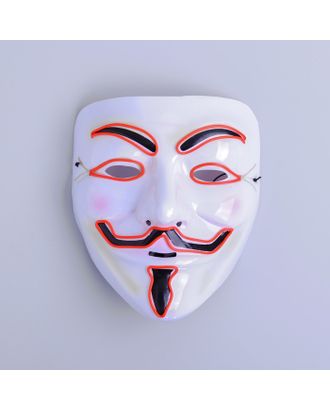 Карнавальная маска «Гай Фокс», световая арт. СМЛ-80016-1-СМЛ0004732085