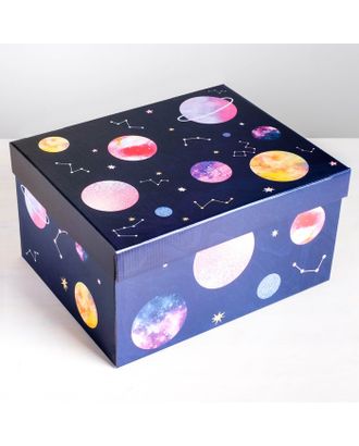 Коробка складная «Космос», 31,2 х 25,6 х 16,1 см арт. СМЛ-79169-1-СМЛ0004757487