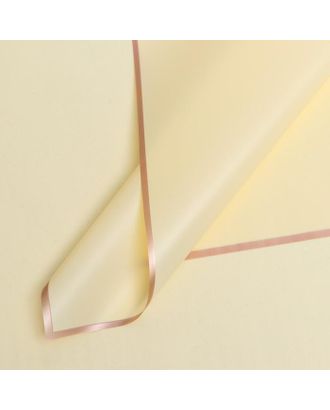 Пленка для цветов "Золотая полоса", светло-розовый, 58 х 58 см арт. СМЛ-139469-11-СМЛ0004758575