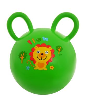 Мяч детский с ушками, d=15 см, 80 г, цвета МИКС арт. СМЛ-82694-1-СМЛ0004762264
