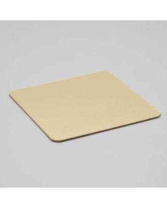 Подложка усиленная, прямоугольная, золото - розовый, 15 х 41 см, 3,2 мм арт. СМЛ-100018-5-СМЛ0004763510
