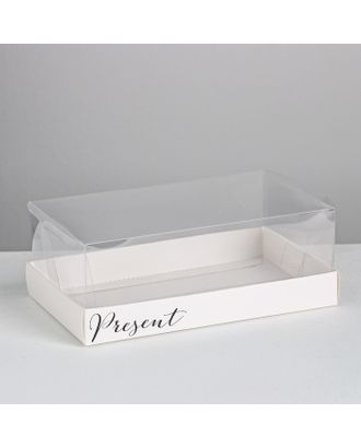 Коробка для десерта Present, 22 х 8 х 13,5 см арт. СМЛ-114997-1-СМЛ0004807280