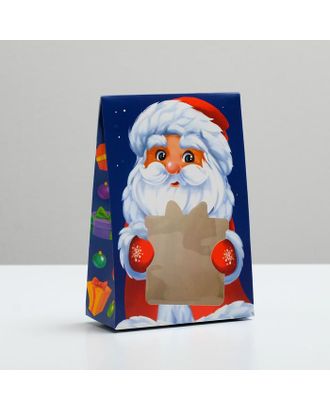Коробка складная «Дед Мороз!», 15 × 7 × 22 см арт. СМЛ-89616-1-СМЛ0004810366