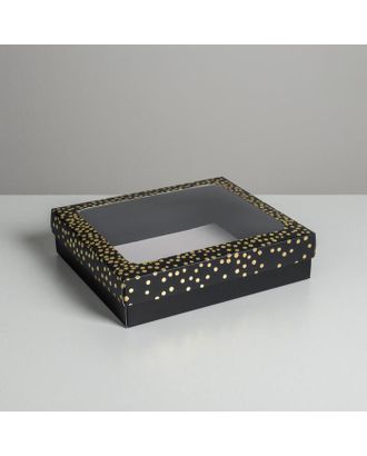 Коробка подарочная «С любовью» , 23.5 × 20.5 × 5.5 см арт. СМЛ-93973-1-СМЛ0004810415