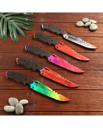 Сувенир деревянный нож 1 модификация, 5 расцветов в фасовке, МИКС арт. СМЛ-81069-1-СМЛ0004833289