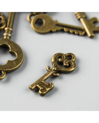 Декор "Ключи", античная бронза, набор 13 шт арт. СМЛ-38016-1-СМЛ0004842318
