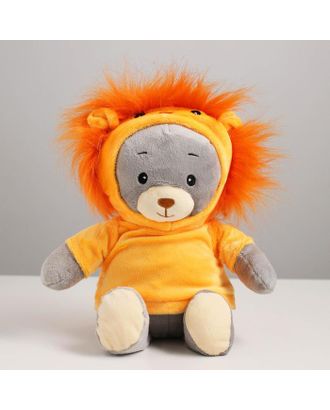 МИШКА ЛАППИ Медведь в костюме льва, сидит, 22 см арт. СМЛ-118813-1-СМЛ0004903733