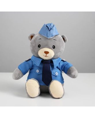 МИШКА ЛАППИ Медведь в костюме полицейского, сидит, 22 см арт. СМЛ-118818-1-СМЛ0004903739