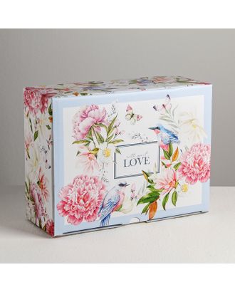 Коробка‒пенал Love, 30 × 23 × 12 см арт. СМЛ-84412-1-СМЛ0004940708